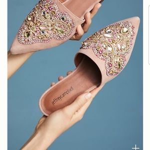 Jeffrey Campbell Gems embellished flat